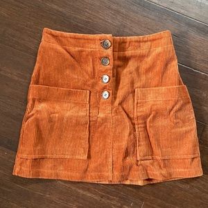 Burnt Orange Skirt